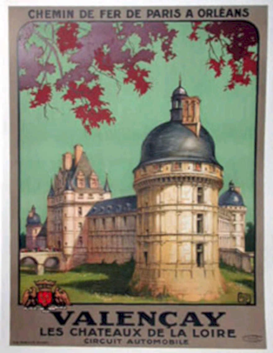 Valencay Vintage Retro Advert Poster A4 Photo Print
