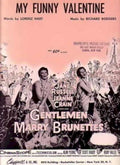 Valentine Eiffel Music Vintage Retro Advert Ads A4 Photo Print