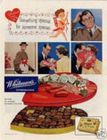 Valentines Chocolate Whitmans Vintage Retro Advert Ads A4 Photo Print