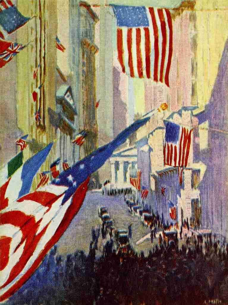 Valentines manual of old New York 1919 Broad Street 1917 A4 Photo Print