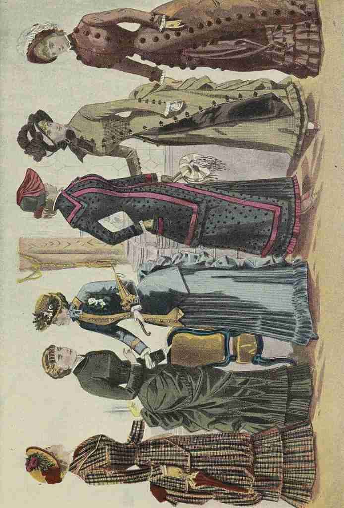 Valentines manual of old New York 1919 Latest Fall Styles 1885 A4 Photo Print