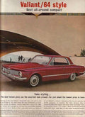 Valiant 64 Coupe Vintage Retro Advert Ads A4 Photo Print