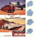 Valintite Transit Truck 1940s Vintage Retro Advert Poster