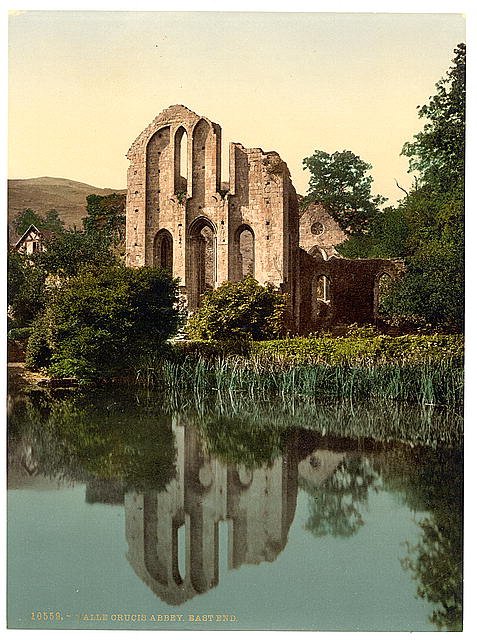 Valle Crucis Abbey Llangollen 2 Vintage A4 Photo Print