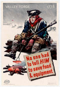 Valley Forge Soldier 1 American World War II Advert Poster
