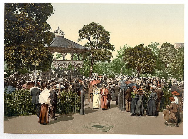 Valley Gardens II Harrogate Vintage A4 Photo Print