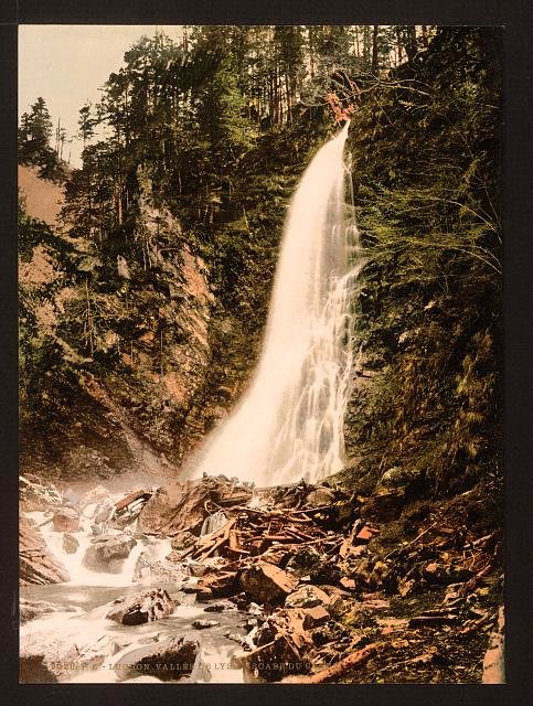 Valley of Lys I Luchon Pyrenees Vintage A4 Photo Print