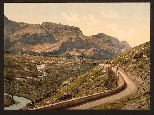 Valley of Sarca Lake Garda Vintage A4 Photo Print