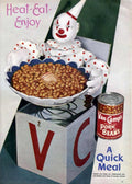Van Camps Beans 2 Vintage Retro Advert Ads A4 Photo Print