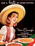 Van Camps Pasta 1940s Vintage Retro Advert Poster