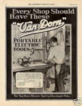 Van Dorn Electric Vintage Retro Advert Ads A4 Photo Print
