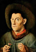 Van Eyck Jan Man with a Carnation Handbuch der Kunstgeschichte 1912 A4 Photo Print