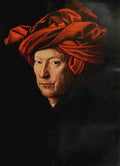 Van Eyck Jan The man with the red chaperon History of Painting 1911 A4 Photo Print