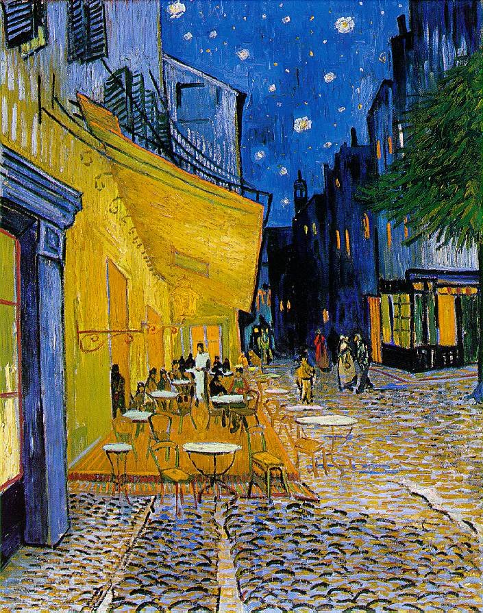 Van Gogh Cafe Terrace On The Place Du Forum, Sept. 1888, 8( Art A4 Photo Print
