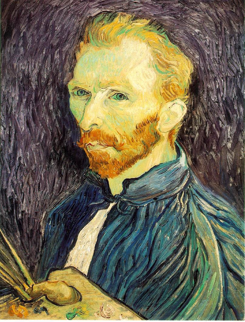 Van Gogh Self Portrait, 1889, 57x43.5 Cm, Collection Mrs. J Art A4 Photo Print