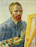 Van Gogh Vincent 1853 1890 Self Portrait at Easel 1888 A4 Photo Print