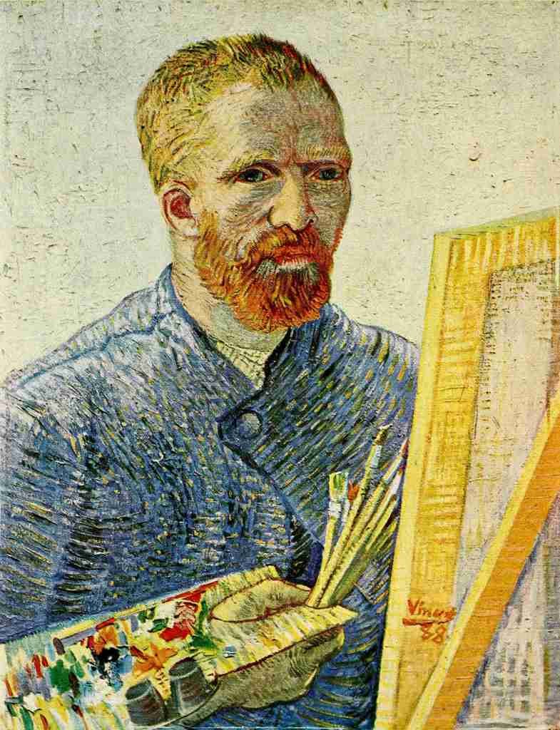 Van Gogh Vincent 1853 1890 Self Portrait at Easel 1888 A4 Photo Print