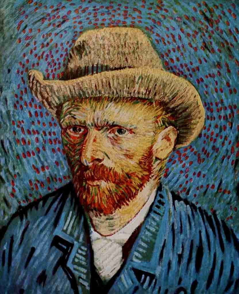Van Gogh Vincent 1853 1890 Self Portrait A4 Photo Print