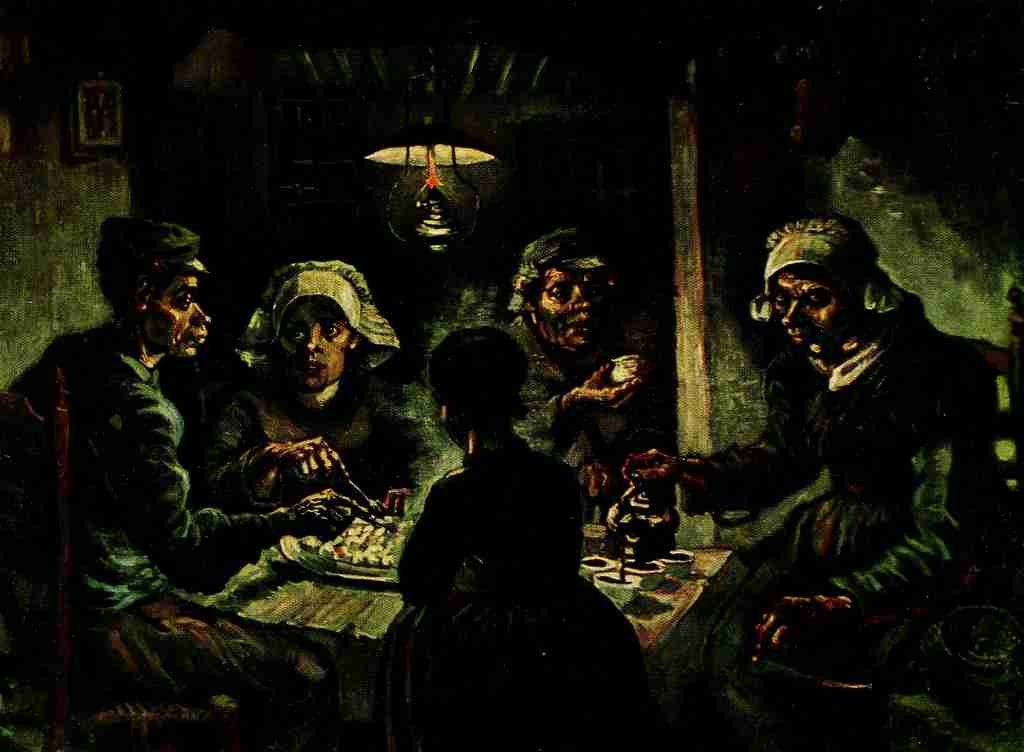 Van Gogh Vincent 1853 1890 The Potato Eaters 1885 A4 Photo Print