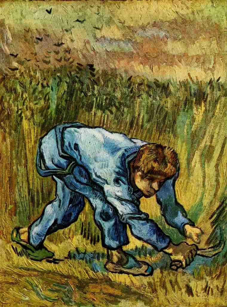 Van Gogh Vincent 1853 1890 The Reaper 1889 A4 Photo Print