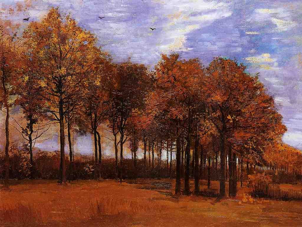 Van Gogh Vincent Autumn Landscape A4 Photo Print