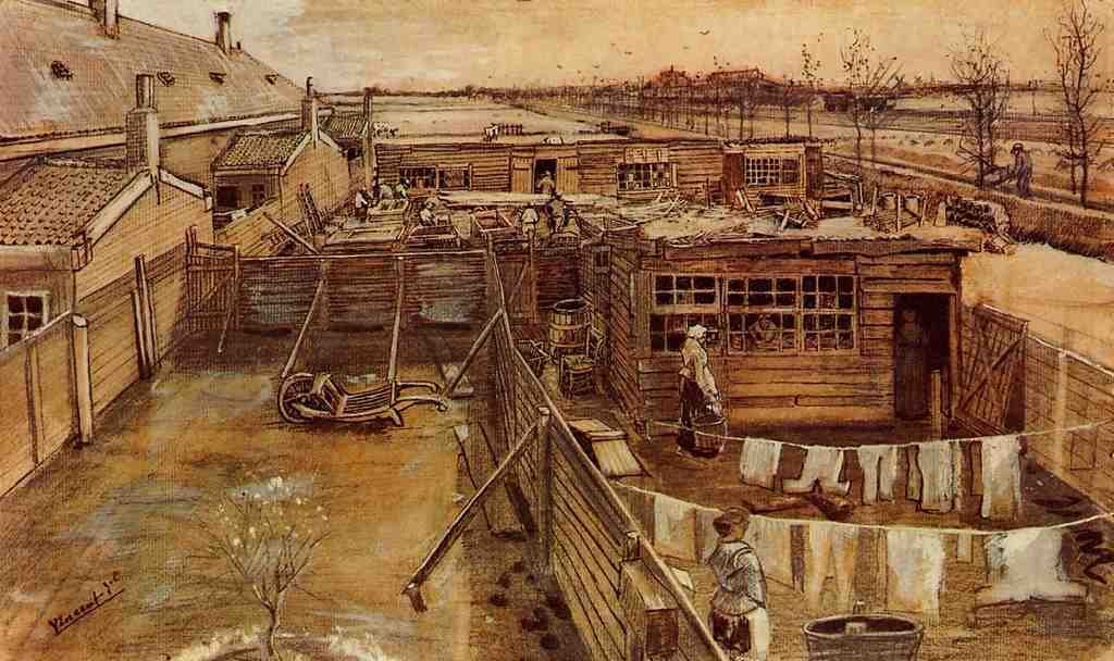 Van Gogh Vincent Carpenter s Workshop Seen from the Artist s Studio A4 Photo Print