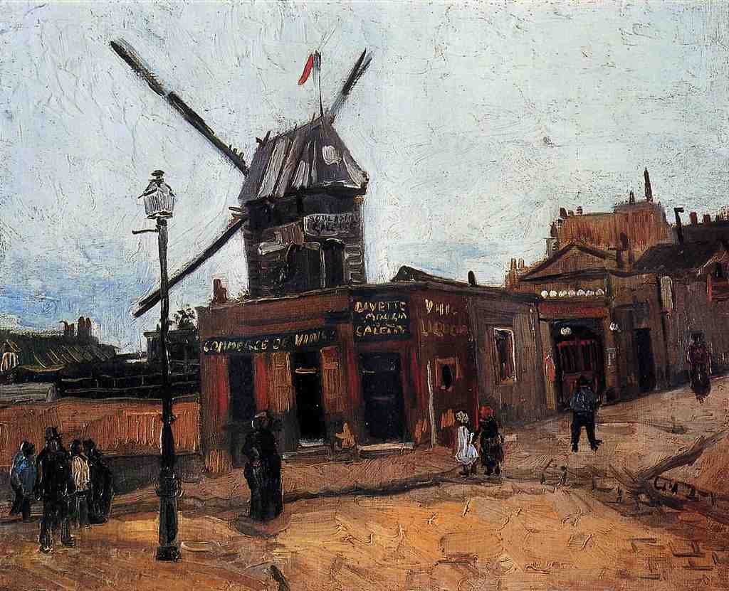 Van Gogh Vincent Le Moulin de la Galette A4 Photo Print