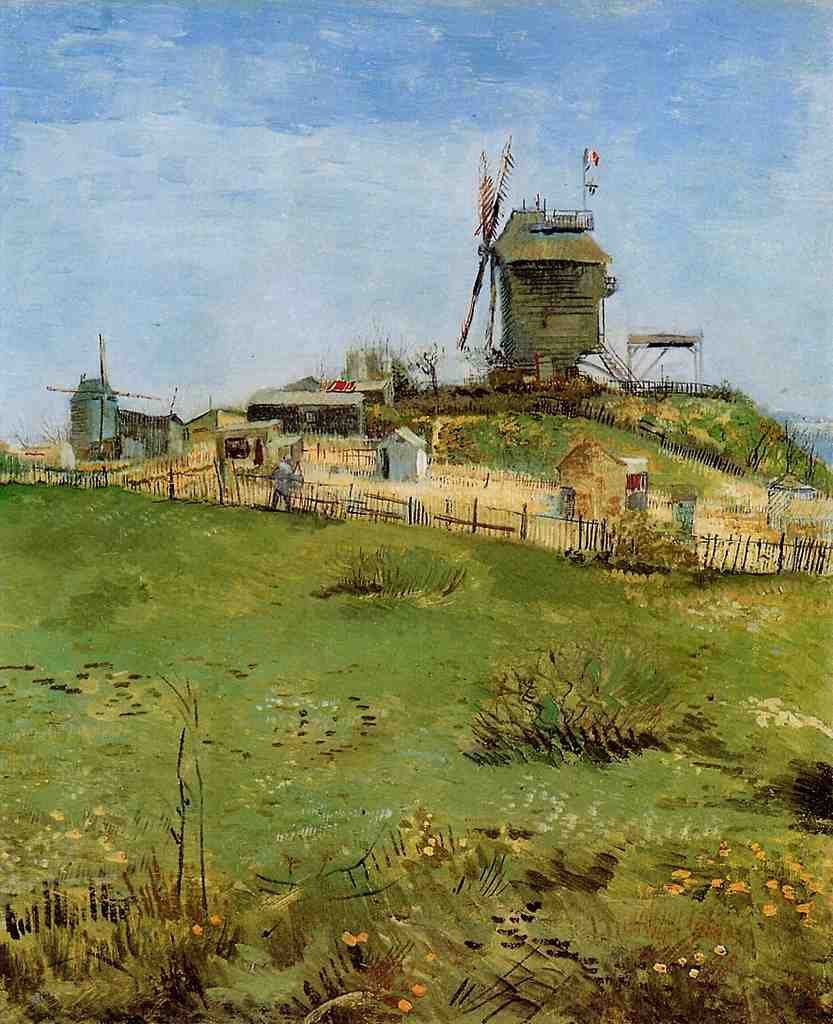 Van Gogh Vincent Le Moulin de la Gallette3 A4 Photo Print