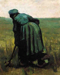Van Gogh Vincent Peasant Woman Digging A4 Photo Print