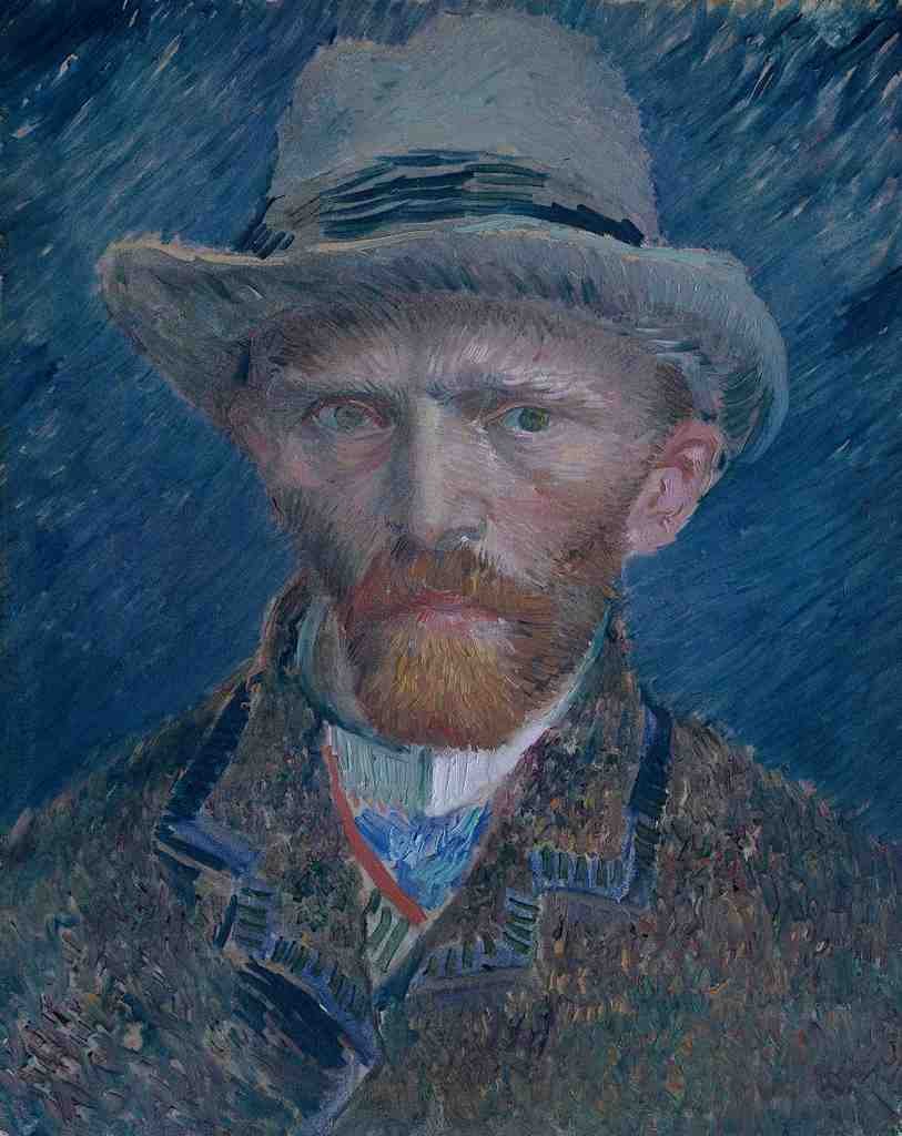 Van Gogh Vincent Self Portrait 1887 A4 Photo Print