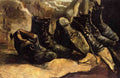 Van Gogh Vincent Three Pair of Shoes A4 Photo Print