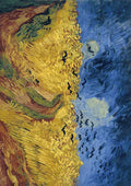 Van Gogh Vincent Wheatfield with Crows 1890 stretched A4 Photo Print