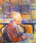 Van Gogh by Toulouse Lautrec A4 Photo Print