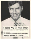 Van Heusen Century 1 1950s Vintage Retro Advert Poster