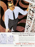 Van Heusen Mosaics Vintage Retro Advert Ads A4 Photo Print