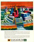 Vanadium City Future 1940s Vintage Retro Advert Poster