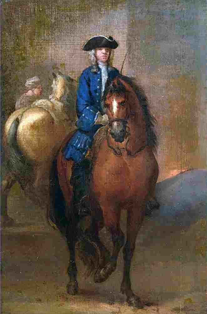 Vanderbank A Young Gentleman Riding a Schooled Horse Art A4 Photo Print