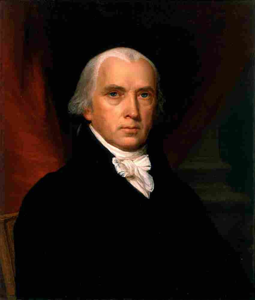 Vanderlyn James Madison Art A4 Photo Print