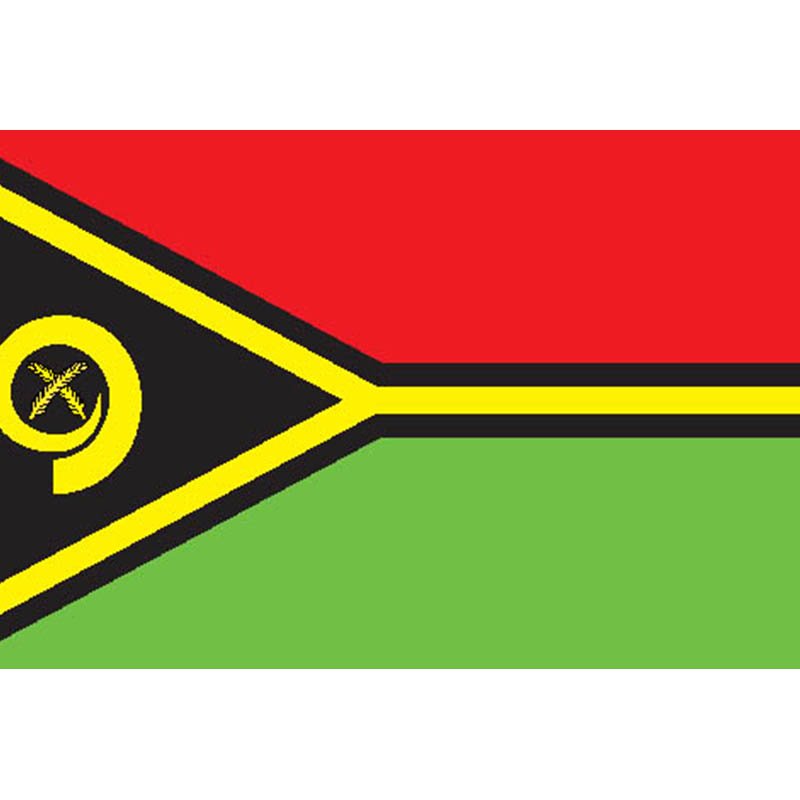 Vanuatu Flag N1845 A4 Photo Print