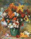 Vase Of Chrysanthemums Cgf A4 Photo Print