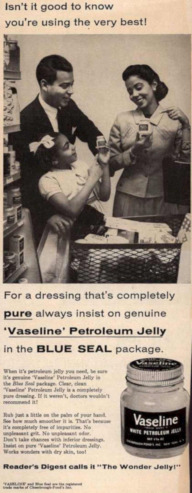 Vaseline Blue Seal 2 Vintage Retro Advert Ads A4 Photo Print