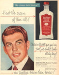 Vaseline Hair Tonic 2 1940s Vintage Retro Advert Poster