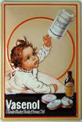 Vasenol Baby Powder Vintage Retro Advert Ads A4 Photo Print