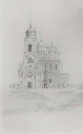 Vasily Polenov assumption cathedral in vladimir 1860 Art A4 Photo Print