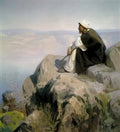 Vasily Polenov dreams on the hill Art A4 Photo Print