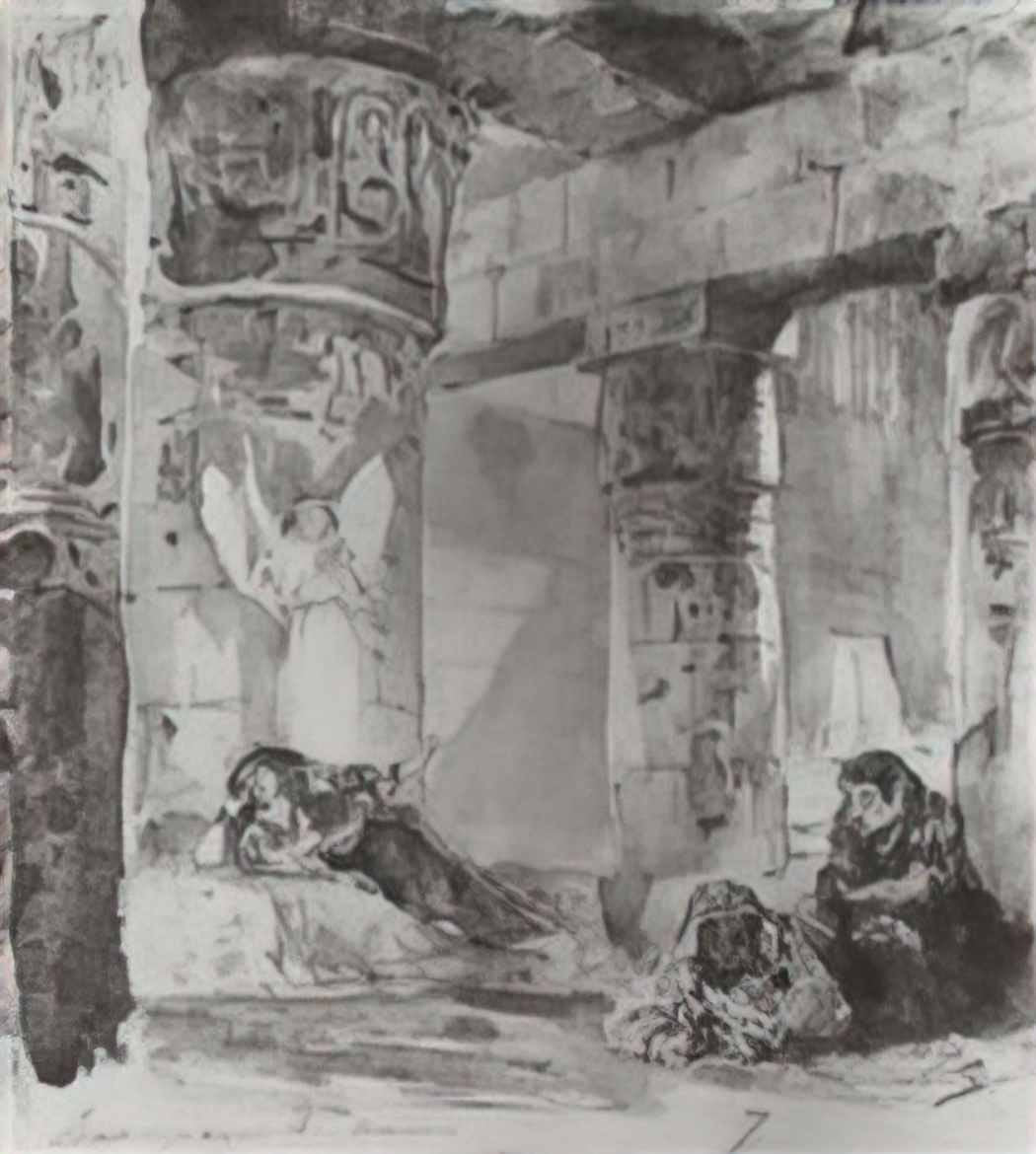 Vasily Polenov dungeon 1880 Art A4 Photo Print