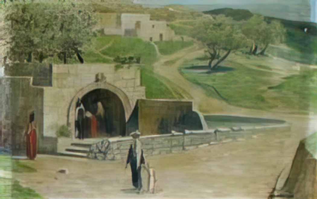 Vasily Polenov marienquelle in nazaret Art A4 Photo Print