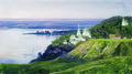 Vasily Polenov monastery over the river 1898 Art A4 Photo Print