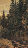 Vasily Polenov pond 1880 Art A4 Photo Print
