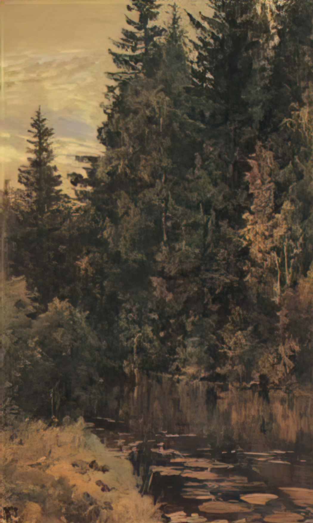 Vasily Polenov pond 1880 Art A4 Photo Print